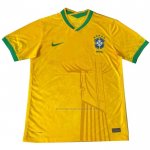 Tailandia Camiseta Brasil Jesus 2024-2025 Amarillo