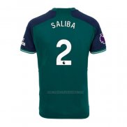 Camiseta Arsenal Jugador Saliba Tercera 2023-2024