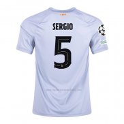 Camiseta Barcelona Jugador Sergio Tercera 2022-2023