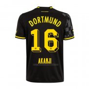 Camiseta Borussia Dortmund Jugador Akanji Segunda 2022-2023
