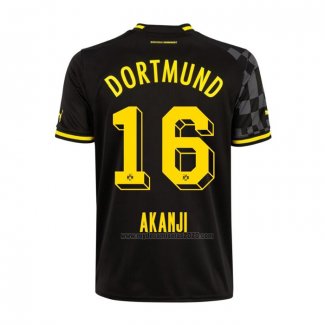 Camiseta Borussia Dortmund Jugador Akanji Segunda 2022-2023