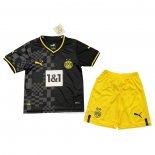 Camiseta Borussia Dortmund Segunda Nino 2022-2023