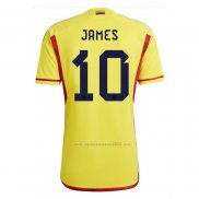 Camiseta Colombia Jugador James Primera 2022