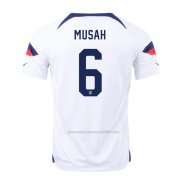 Camiseta Estados Unidos Jugador Musah Primera 2022