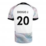 Camiseta Liverpool Jugador Diogo J. Segunda 2022-2023