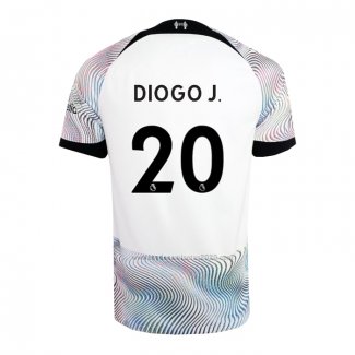 Camiseta Liverpool Jugador Diogo J. Segunda 2022-2023