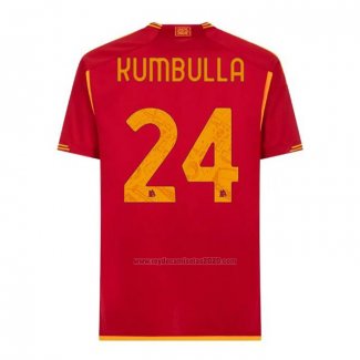 Camiseta Roma Jugador Kumbulla Primera 2023-2024