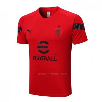 Camiseta de Entrenamiento AC Milan 2022-2023 Rojo