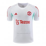 Camiseta de Entrenamiento Manchester United 2023-2024 Blanco