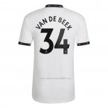 Camiseta Manchester United Jugador Van De Beek Segunda 2022-2023