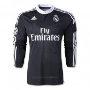 Camiseta Real Madrid Segunda Manga Larga Retro 2014-2015