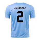 Camiseta Uruguay Jugador J.M.Gimenez Primera 2022