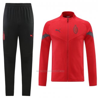 Chandal de Chaqueta del AC Milan 2022-2023 Rojo