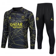 Chandal de Sudadera del Paris Saint-Germain Jordan 2023-2024 Negro