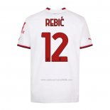 Camiseta AC Milan Jugador A.Rebic Segunda 2022-2023