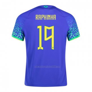 Camiseta Brasil Jugador Raphinha Segunda 2022