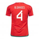 Camiseta Gales Jugador B.Davies Primera 2022