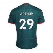 Camiseta Liverpool Jugador Arthur Tercera 2022-2023