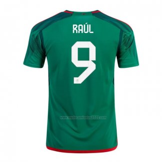 Camiseta Mexico Jugador Raul Primera 2022