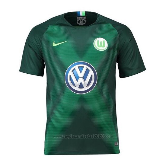 Tailandia Camiseta Wolfsburg Primera 2018-2019 - Camisetas de futbol baratas 2019/2020