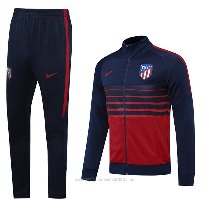 Chandal de Chaqueta del Atletico Madrid 2020-2021 Azul y ...