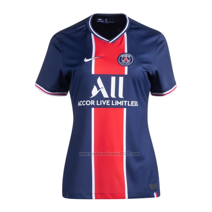Camiseta Paris Saint-Germain Primera Mujer 2020-2021 ...