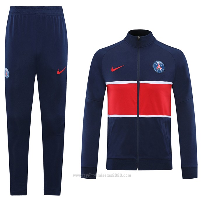 Chandal de Chaqueta del Paris Saint-Germain 2020-2021 Azul - Camisetas de futbol baratas 2019/2020