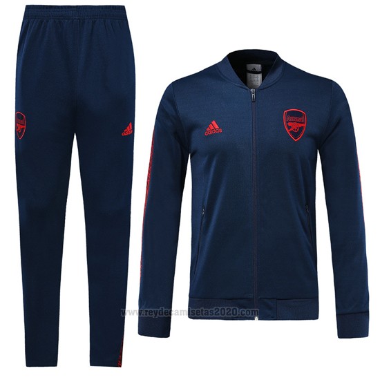 Chandal del Arsenal N98 2019-2020 Azul - Camisetas de futbol baratas 2019/2020