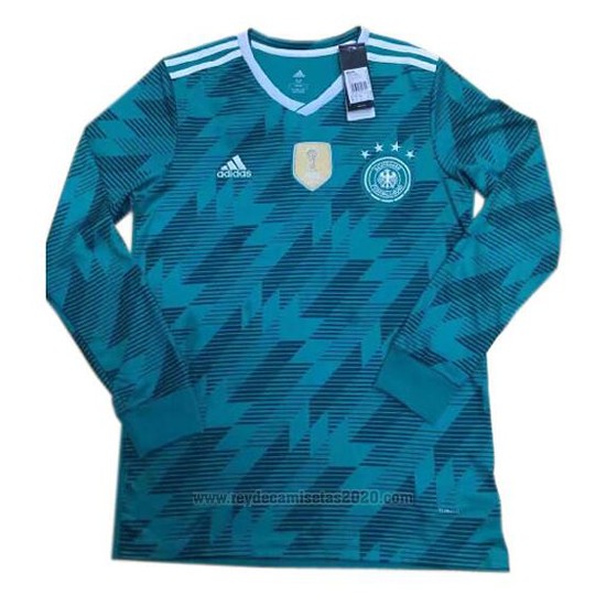 Camiseta Alemania Segunda Manga Larga 2018 - Camisetas de futbol baratas 2019/2020