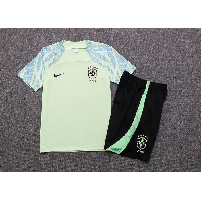 Chandal del Brasil Manga Corta 2022-2023 Verde - Pantalon Corto