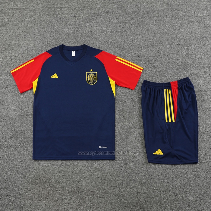 Chandal del Espana Manga Corta 2023-2024 Azul - Pantalon Corto