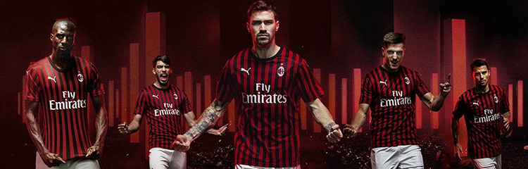 equipaciones de futbol AC Milan baratas