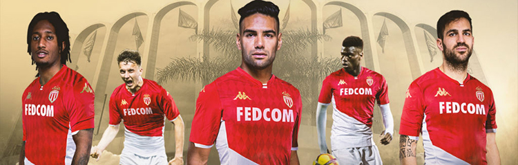 equipaciones de futbol AS Monaco baratas