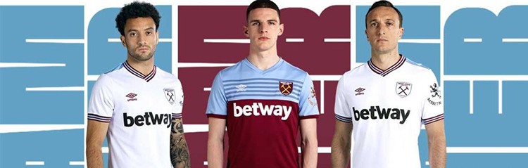 equipaciones de futbol West Ham baratas